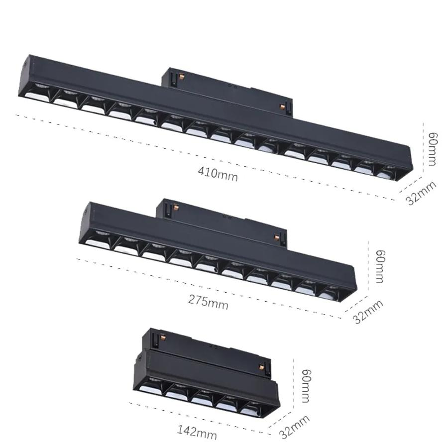 Indoor Zoom Dimmable Beam Angle Focus Magnetic LED Track Lighting System