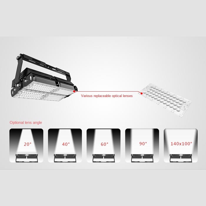 Factory Manufacture Aluminum High Power Mast Light Football Stadium Sport Tennis Court Outdoor Waterproof Flood Lights