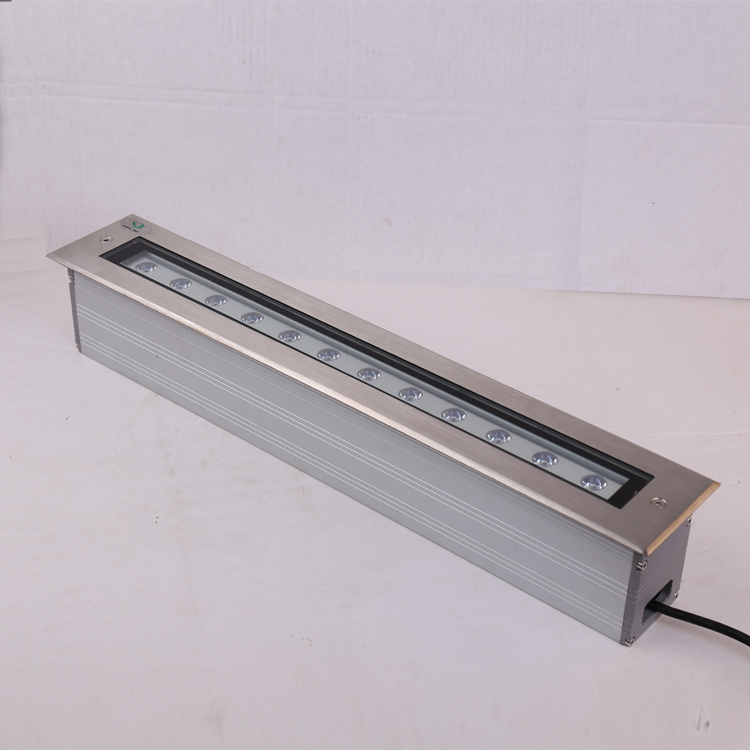 Recessed Hardscape in Ground Light Hot Selling Best Outdoor Linear Lights LED Light Bar Aluminum CE, Rohs 12W