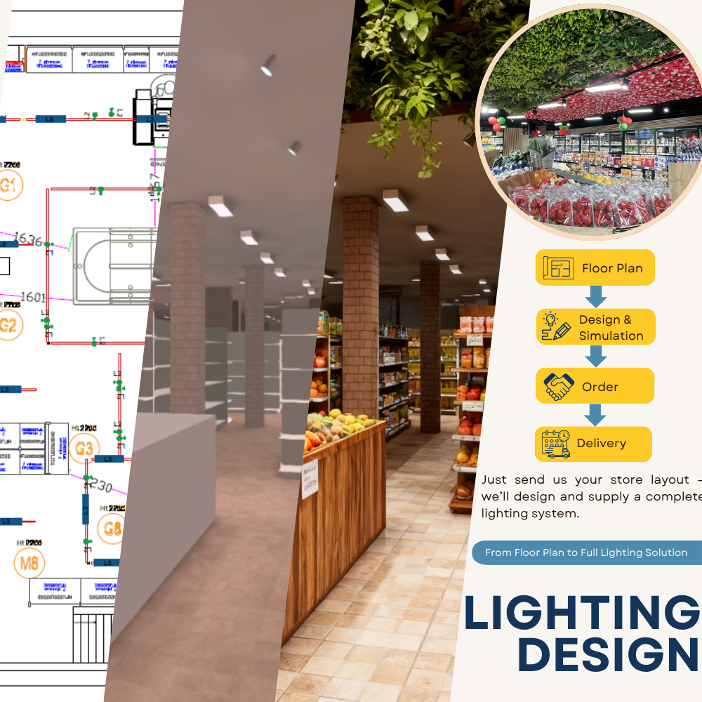 RONSE Modern High Quality Aluminum Profile LED Hanging Linear Light 5-Year Warranty Dimmable 5000K Daylight Custom Sizes IP20