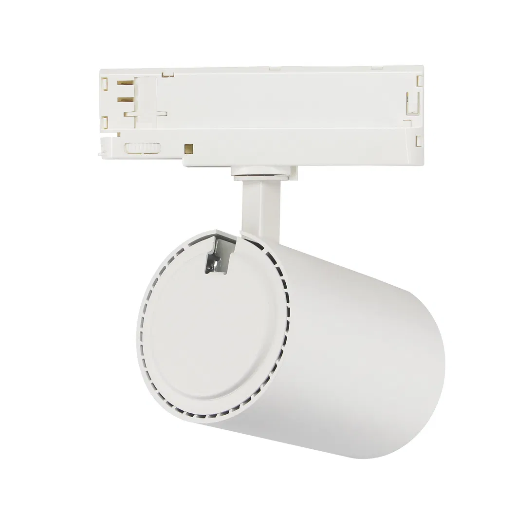Aluminum Retail Track Lighting 10W 20W 30W 35W COB Tracklight LED Track Spot Light Detail