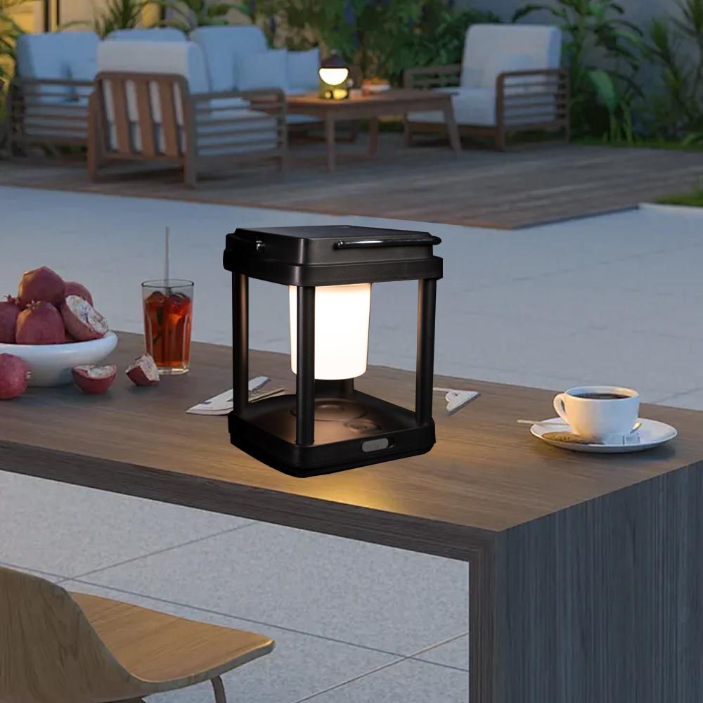 Solar Powered Outdoor Garden Hanging Lanterns Backyard Floor Lighting LED Pathway Lights Easy Install Lamp
