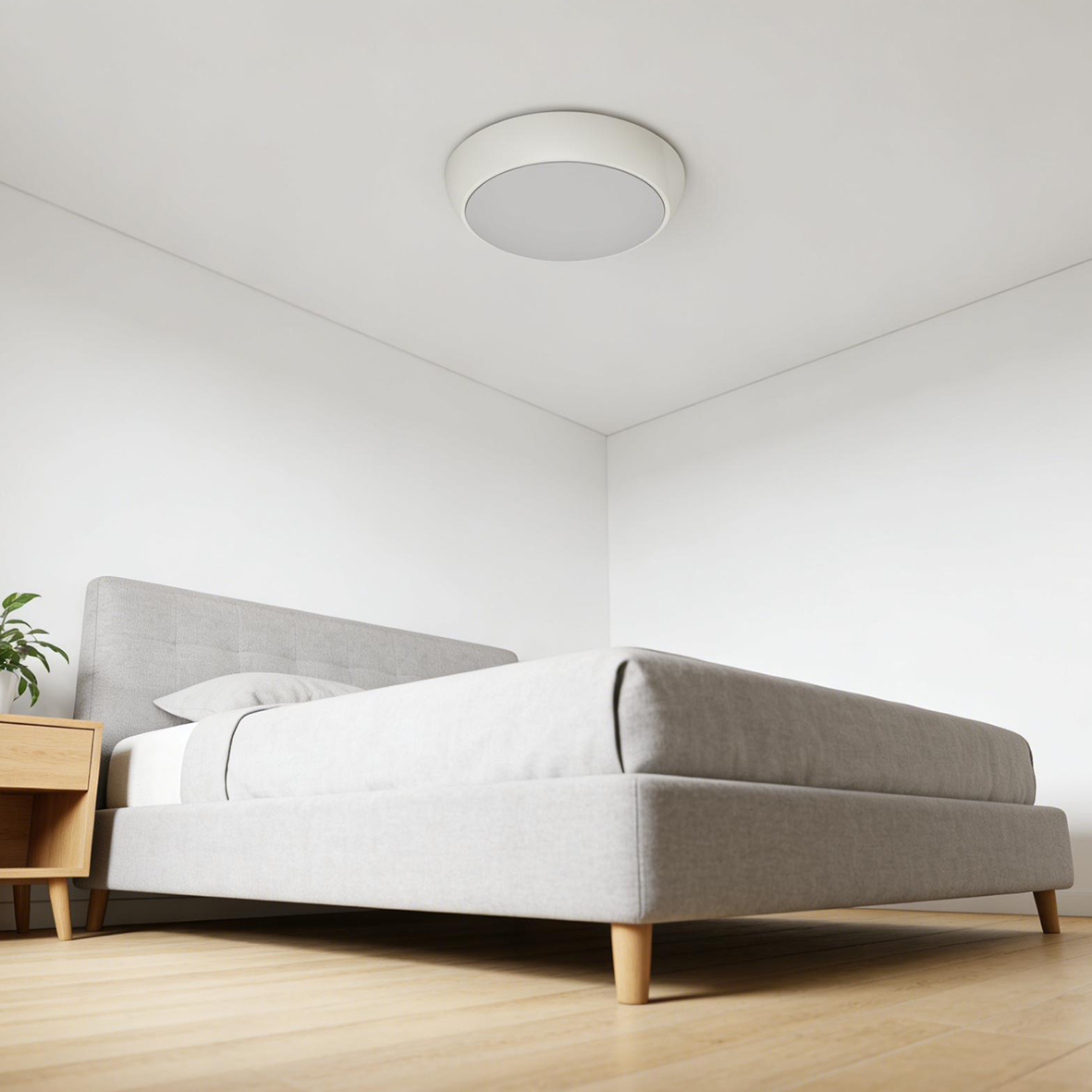 Smart Fire Emergency Rechargeable LED IP66 Waterproof Ceiling Light 6000K Daylight White Light 3 Hours Backup For Outdoor/Indoor