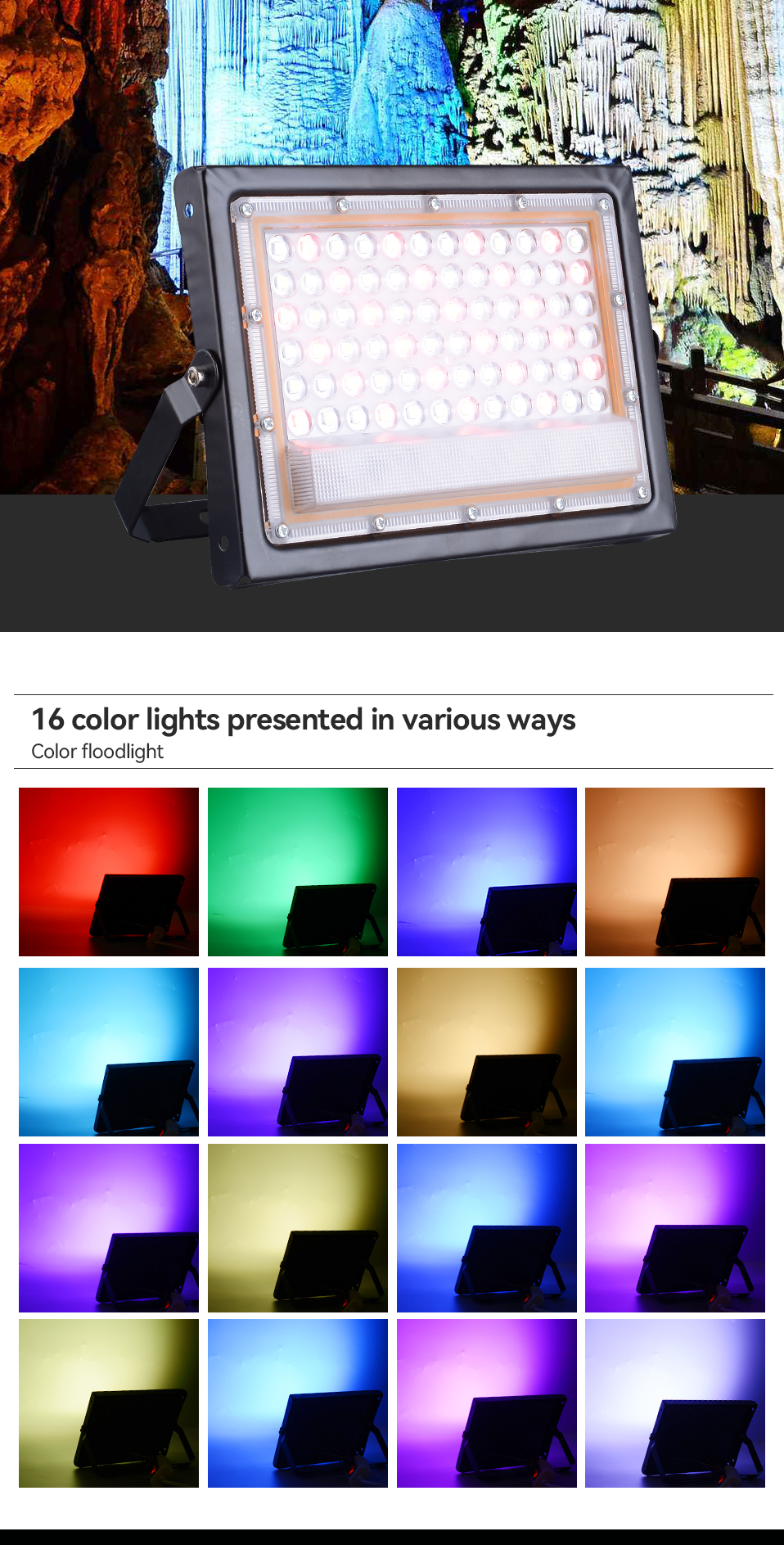 Modern Led RGB Flood Light Performance