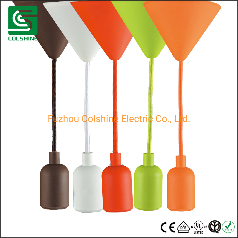 Morden Room Decorative Colorful Plastic Pendant Light