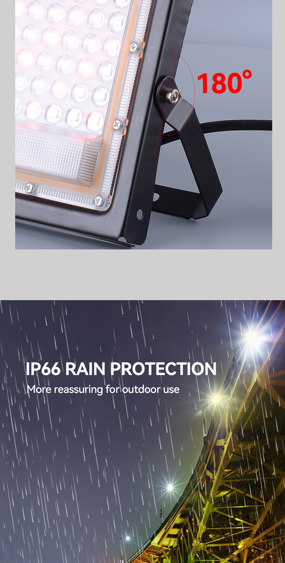 Modern Led RGB Flood Light Testing