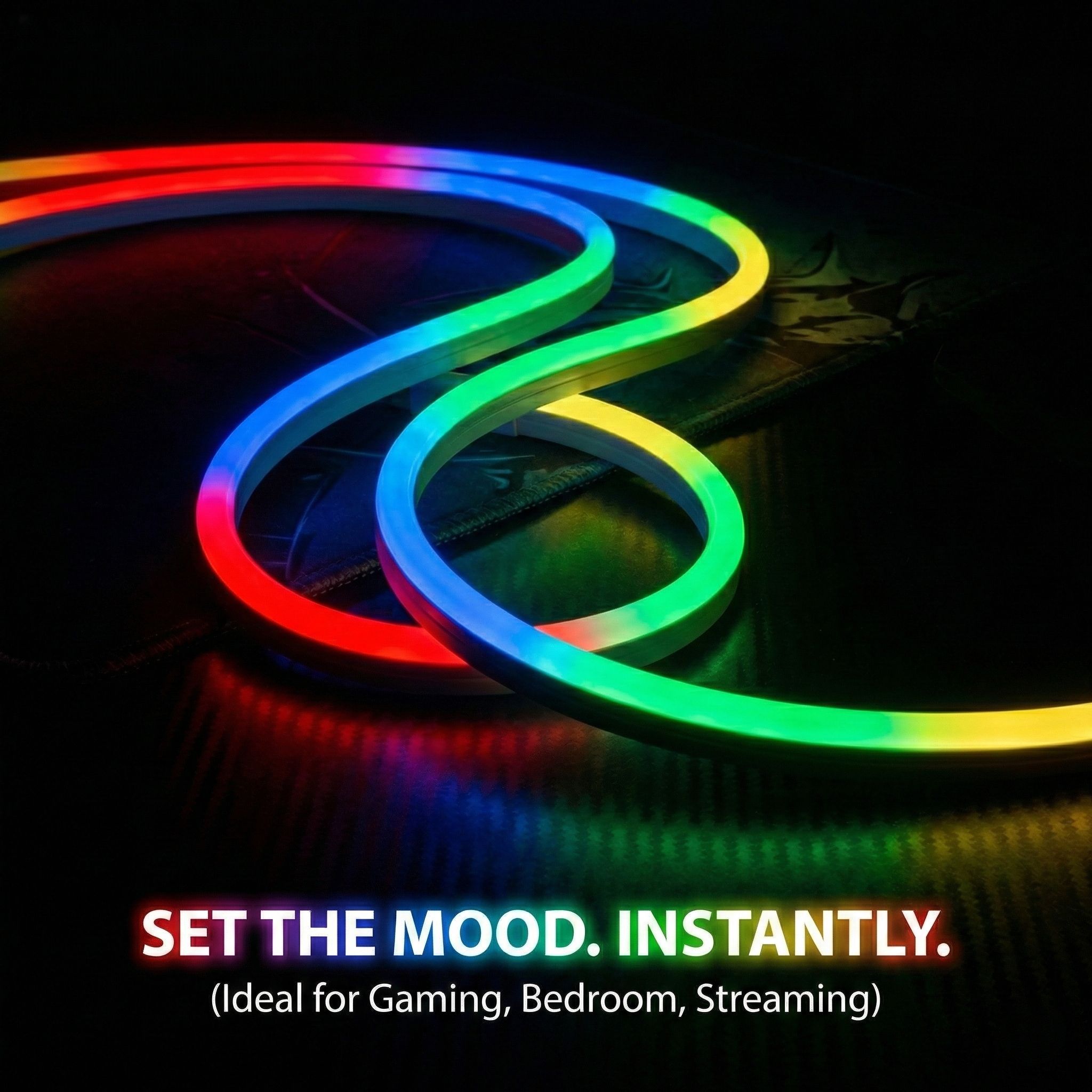 DC 5V USB WS2811 Smart RGBIC Silicone LED Neon Strip Light IP67 Waterproof Addressable Dream Color App Music Sync Flexible Rope