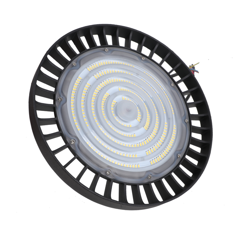 IP66 Warehouse Lamp 100W LED High Bay Light Indoor Industrial UFO Waterpoof 100W 150W 200W LED High Bay Lights With Shade