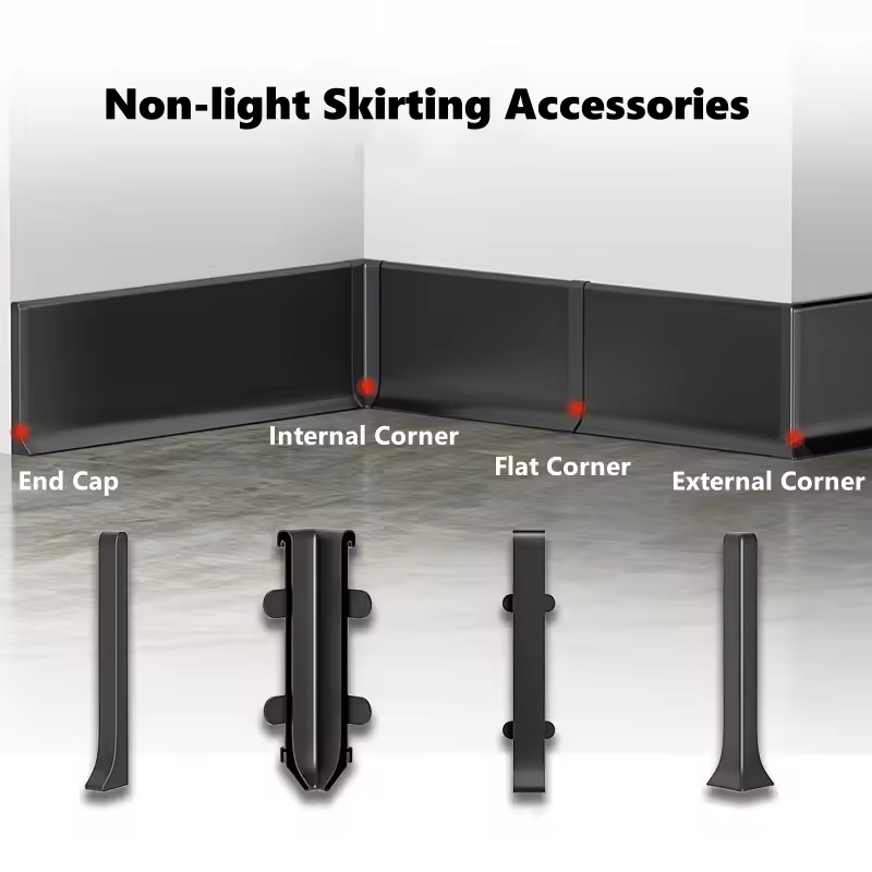 Aluminum skirting led profile light style 3