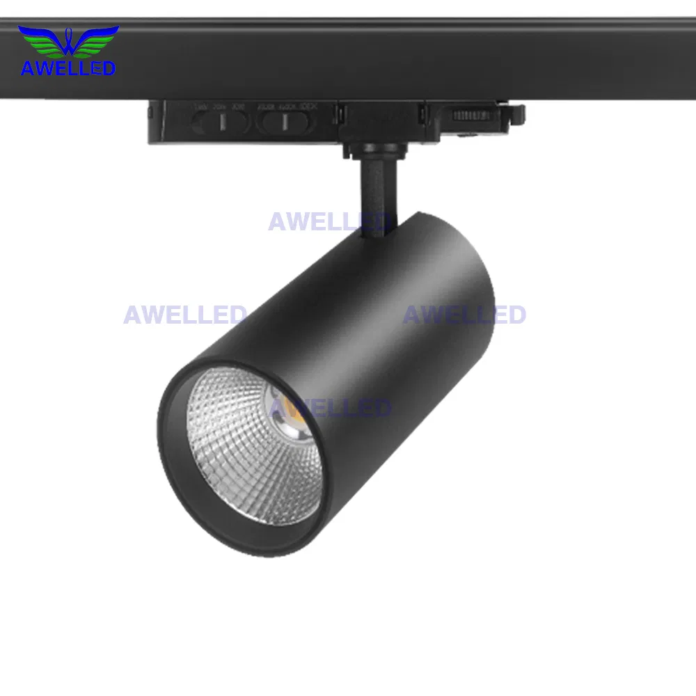 Versatile 15W-20W-30W Switchable LED Track Lighting with 3 Color Temperatures