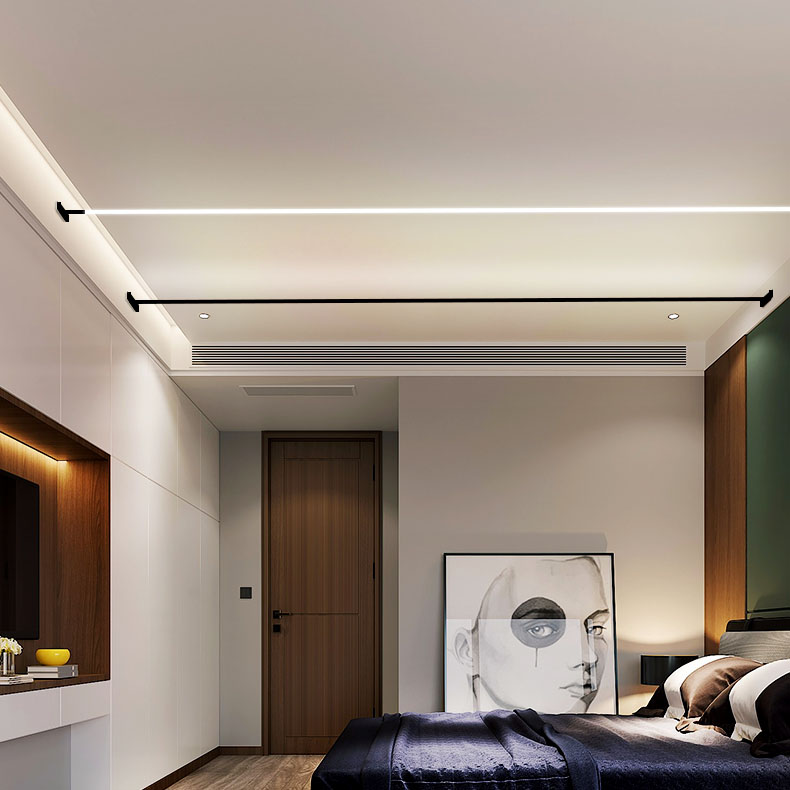 Factory Price Linear Light Pendant Cut Free Minimalist Style Decorative Residential Use IP33 Rated Dimmable 3-Year Warranty High