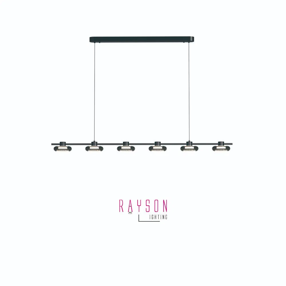 Modern Elegant CCT LED Glass Pendant Light Fixture for Home