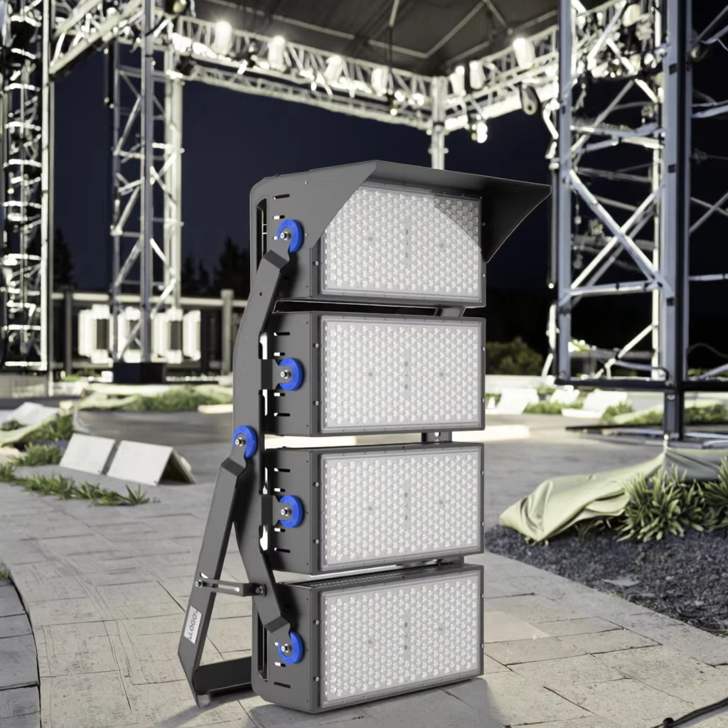 1000W Green LED Flood Lights with IP67 Rating for Outdoor Stadium Use