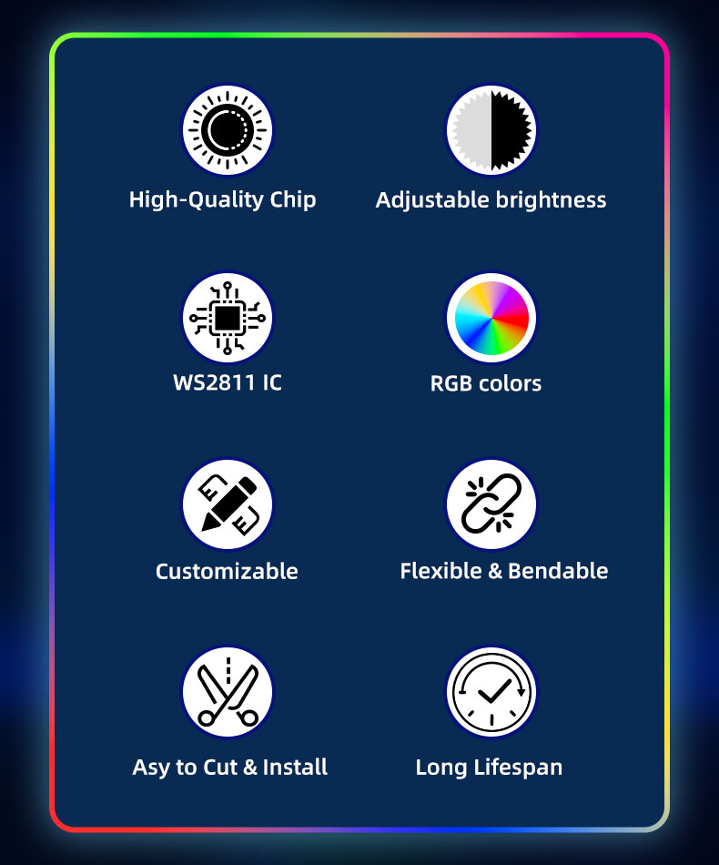 LED Strip Color Options