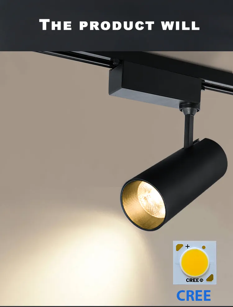 LED Track Lighting 30W COB Spotlight Ceiling Light for Museum Exhibition (LC2330L)