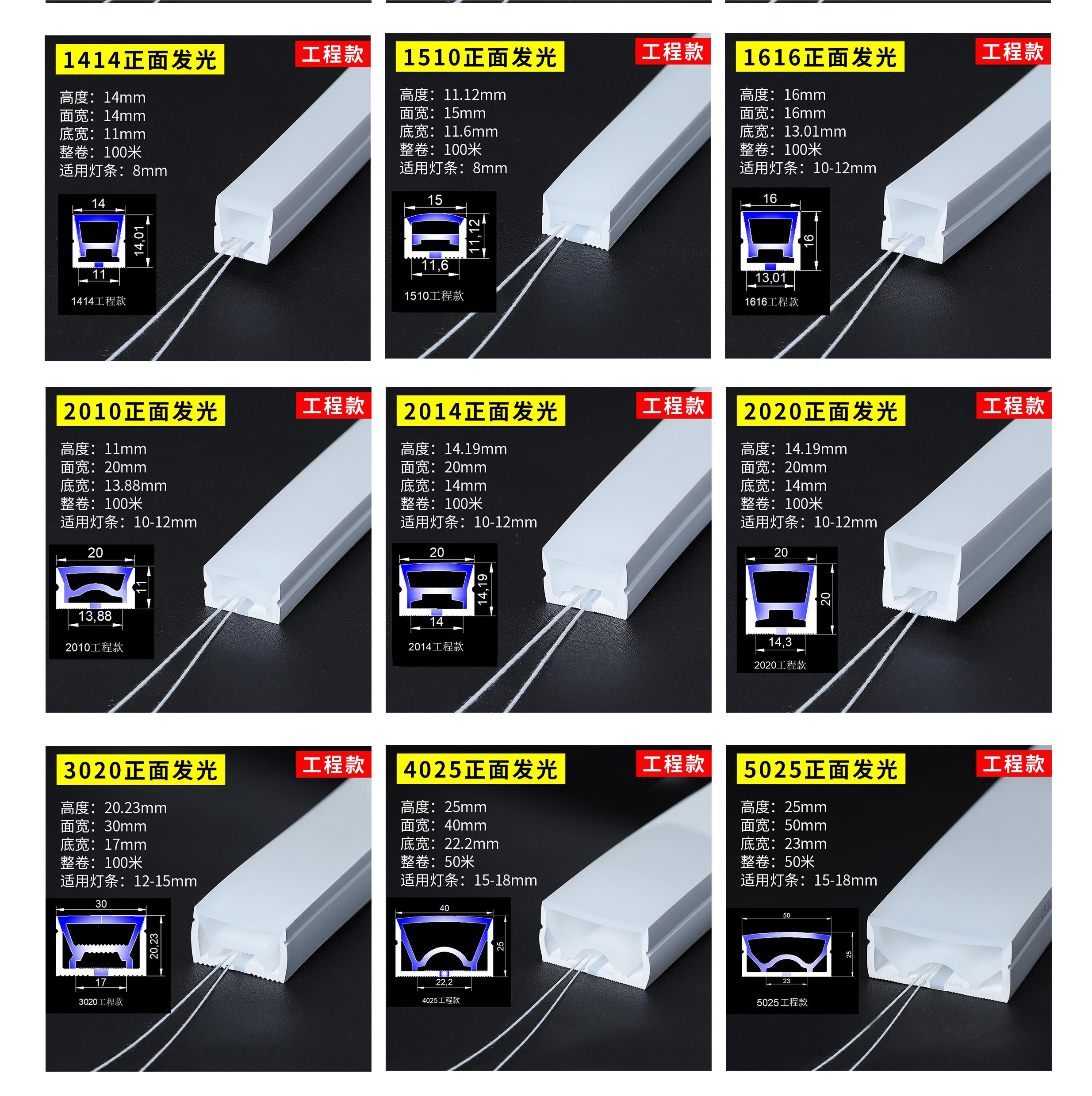 Customization 2020 3020 1616 5020 Rgbic Led Neon Strip Lights
