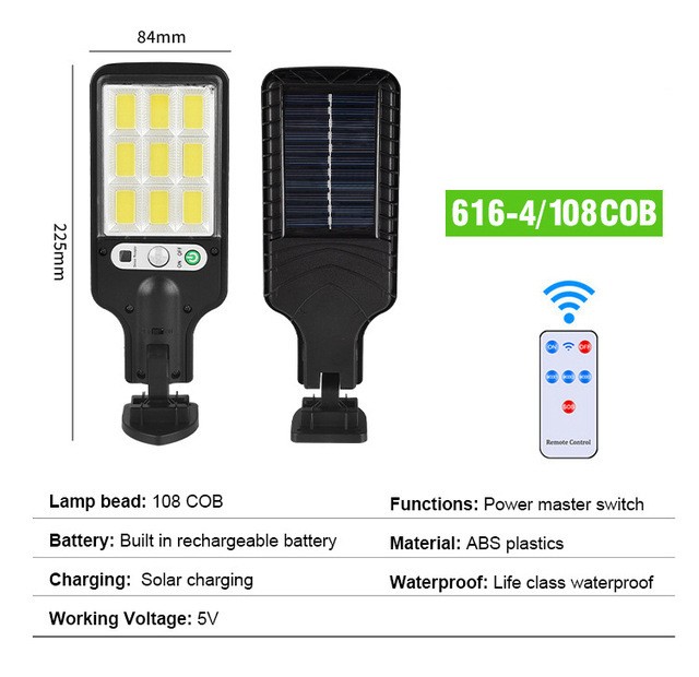 Solar Flood Light 300W 500W Outdoor Waterproof for Garden
