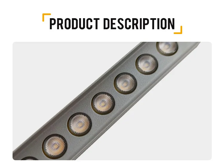 Outdoor IP65 Waterproof Rqb 12W DMX LED Wall Washer Details