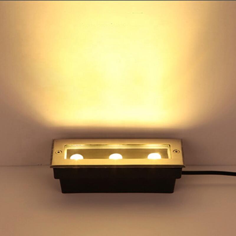 Low Voltage Landscape Lights 3W in Ground Lights IP67 Waterproof Floor Driveway Deck Step Garden Lights Outdoor