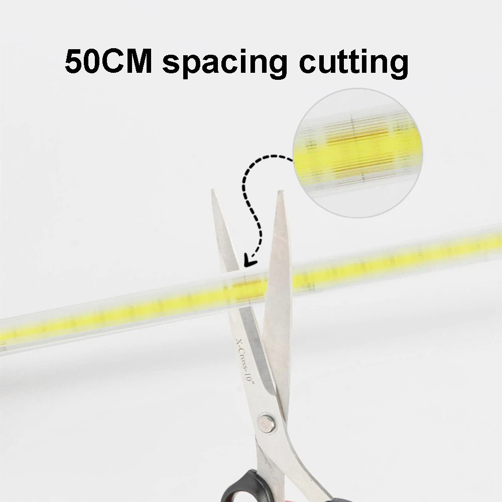 Cinta Led Strip110v 220v IP65 Waterproof Cob Led Strip Ce Rohs Flexible Tape 3000k 4000k 6000k Cob Led Strip Light