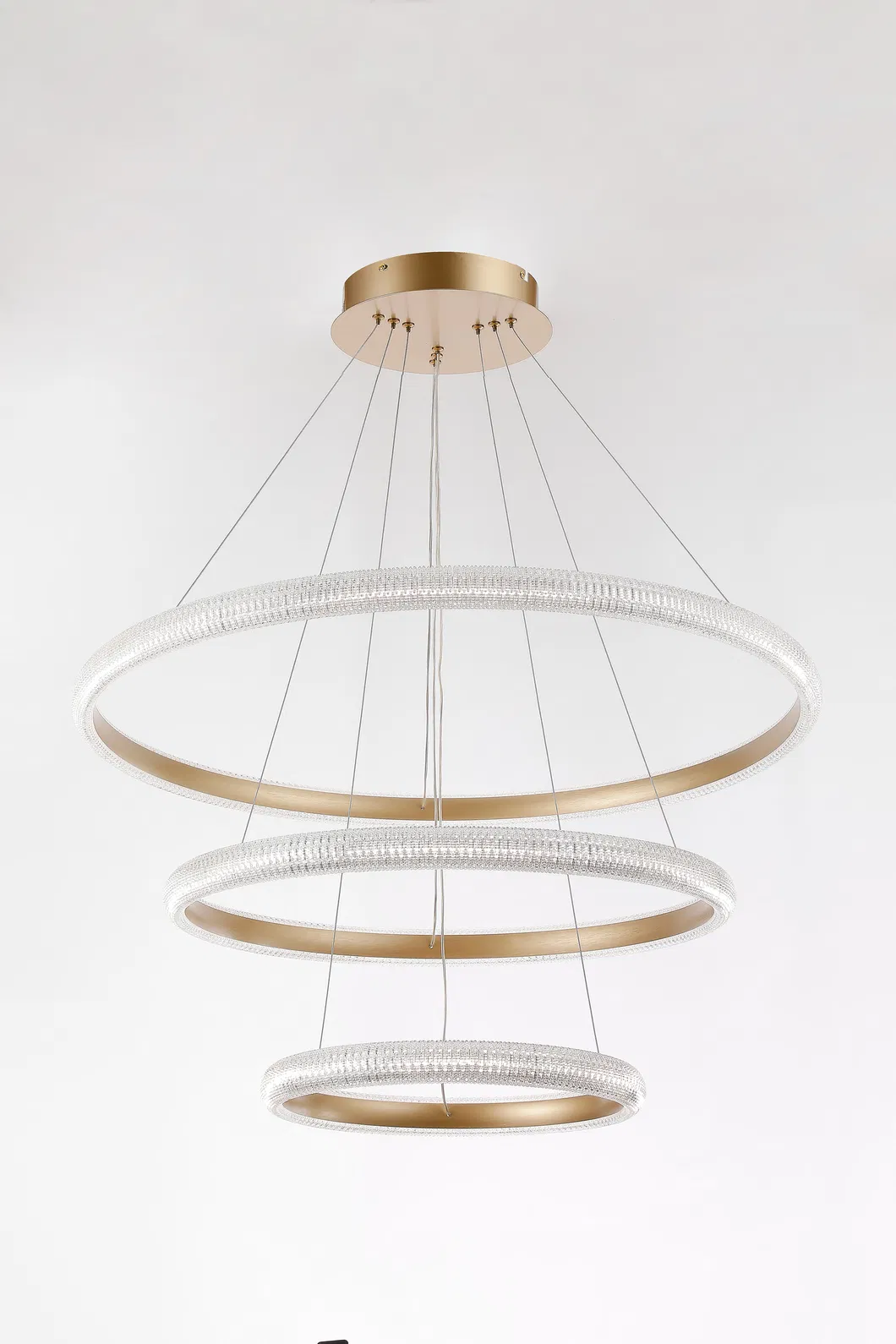 Modern Wave Shape LED Pendant Light for Stylish Decor Detail 1