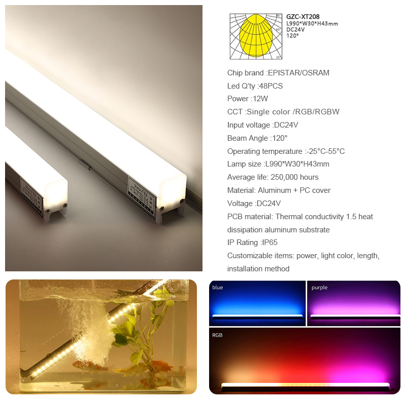 Outdoor Led Wall Linear Light Building Lighting Landscape IP65 Waterproof Dmx Rgb Exterior Neon Pixel Tube Strip