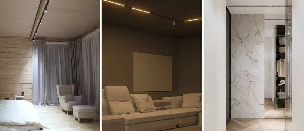 Hot Sale Modern Show Room Lights Design LED Spotlight Magnetic Track Lighting