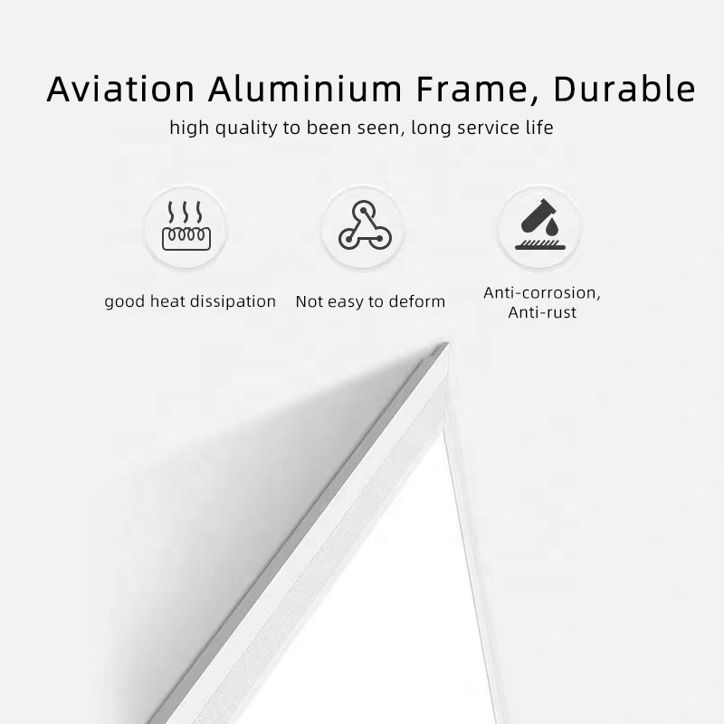 Good Quality Indoor 2x2 2x4 ft 600x600 60x60 48w Led Ceiling Backlit Panel Light for Home Office Supermarket Hospital Fixture