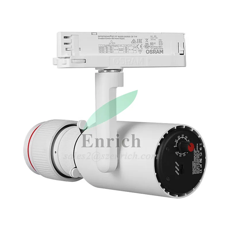 Shapeable & Zoomable 32W COB LED Track Lighting Display