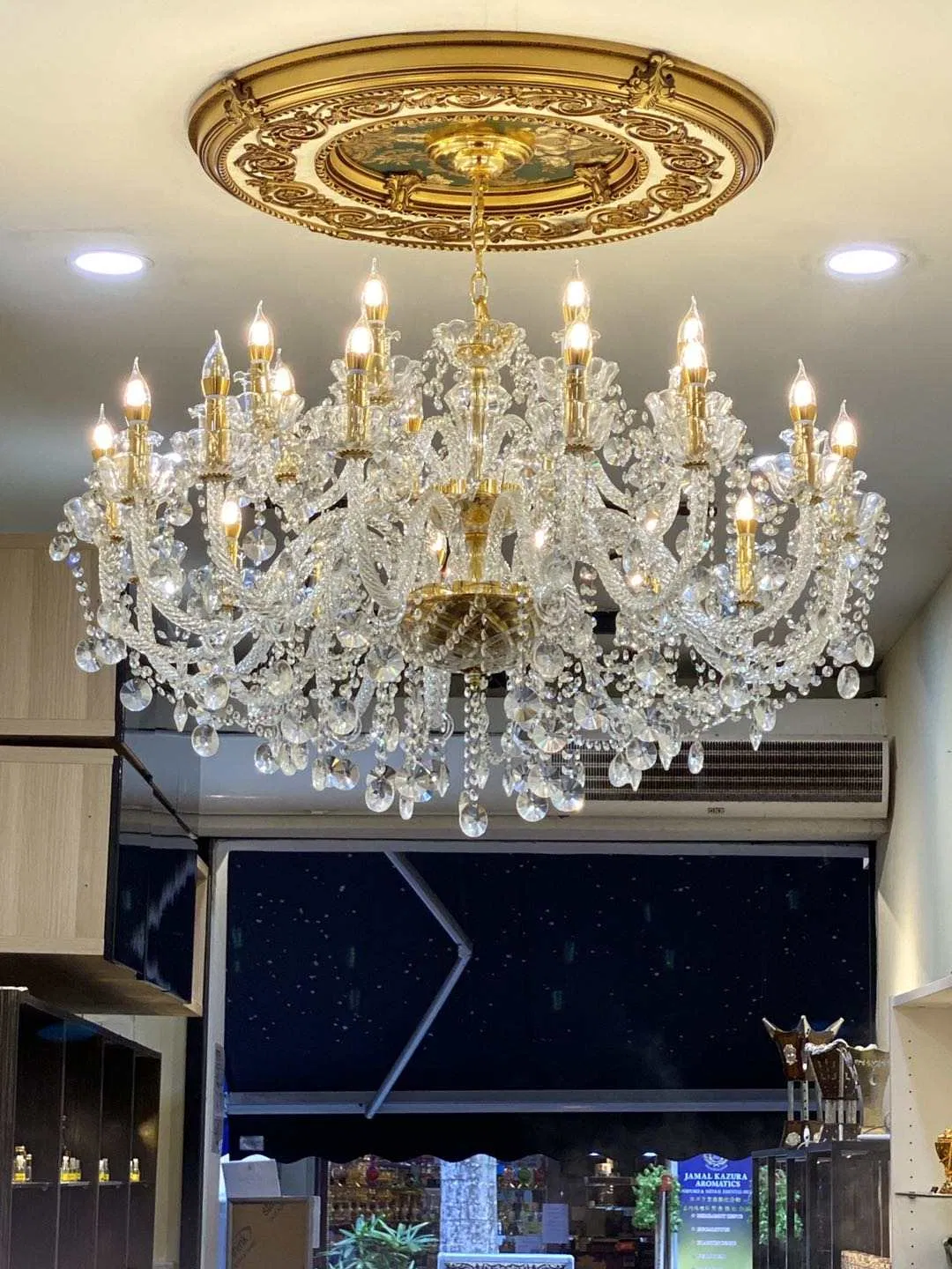 Custom Elegant Chrome Glass Crystal Chandelier Interior Lighting Fixture Hanging Pendant Lights