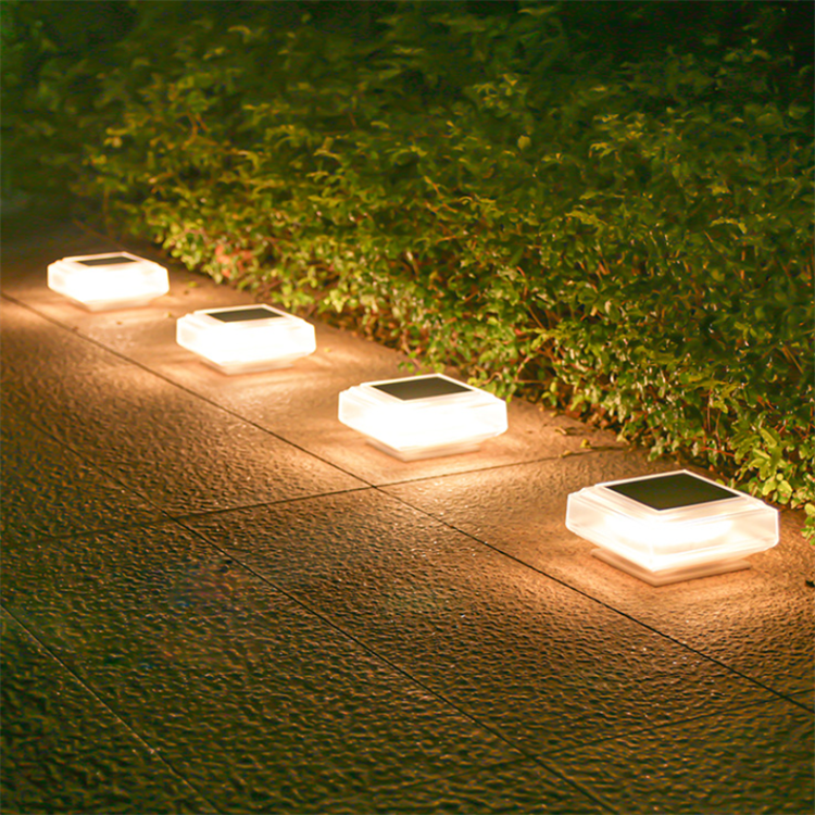 Factory Price Outdoor Waterproof Bright In-Ground Lawn Landscape Lamp LED Solar Ground Lights for Pathway Yard