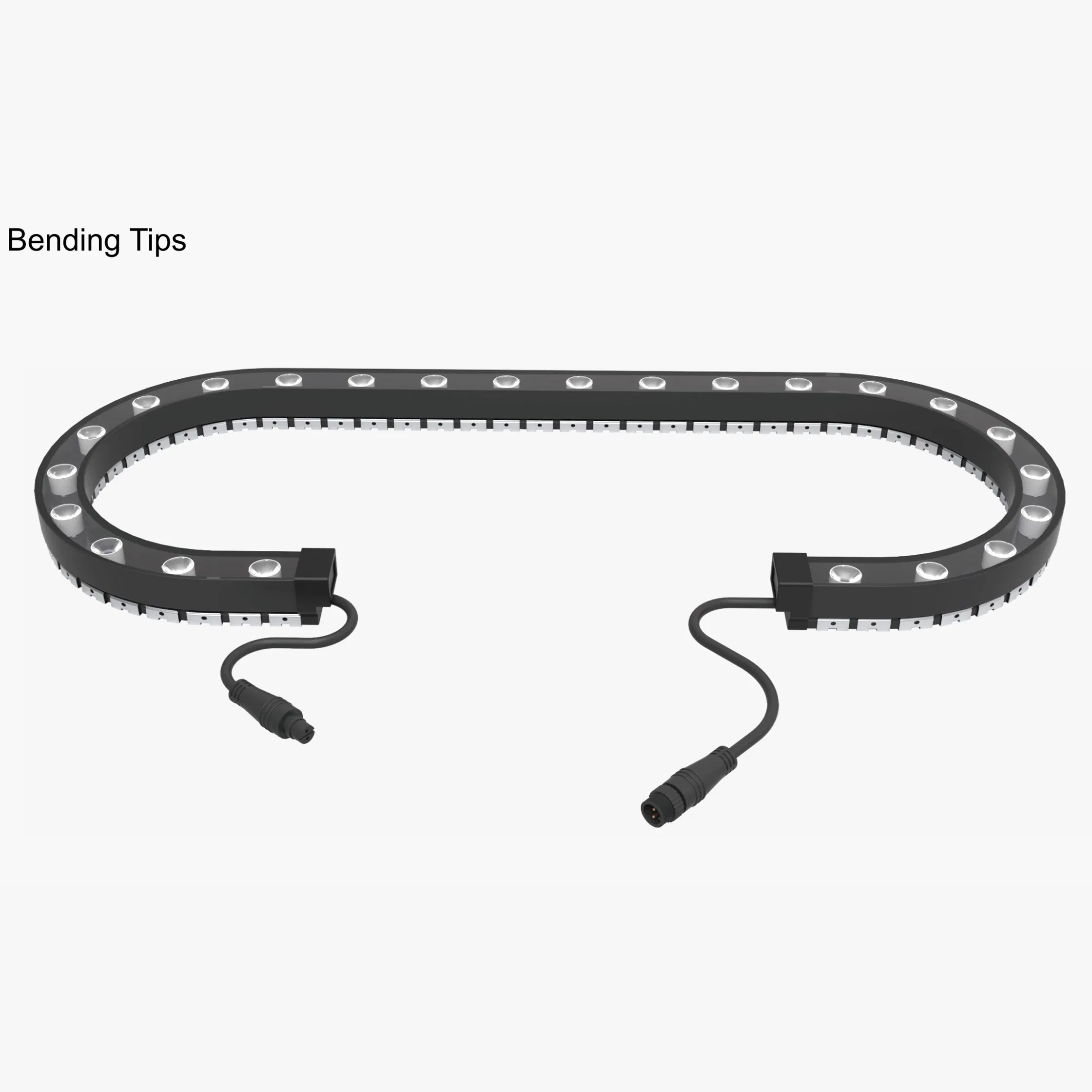 24V Flexible 360degree DMX512 4 Segment Wall Washer Linear Light RGB Color Strip Customize Body Lamp