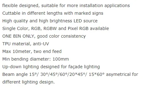 Flexible Wall Washer Aurora-Pixex RGB