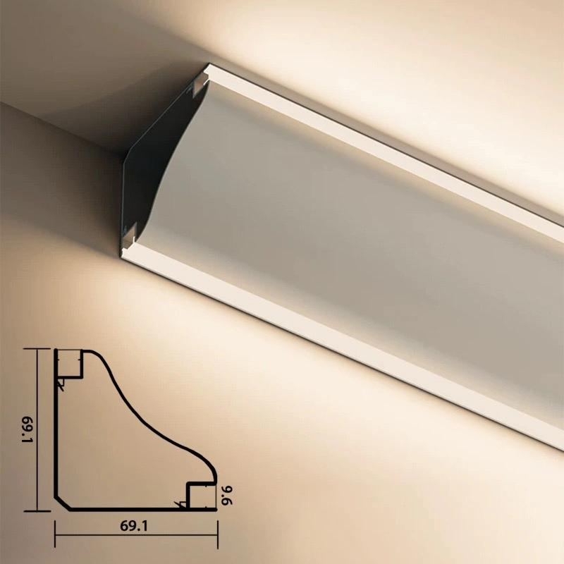 Double-Sided Luminous Top Corner Ceiling Wall Washer