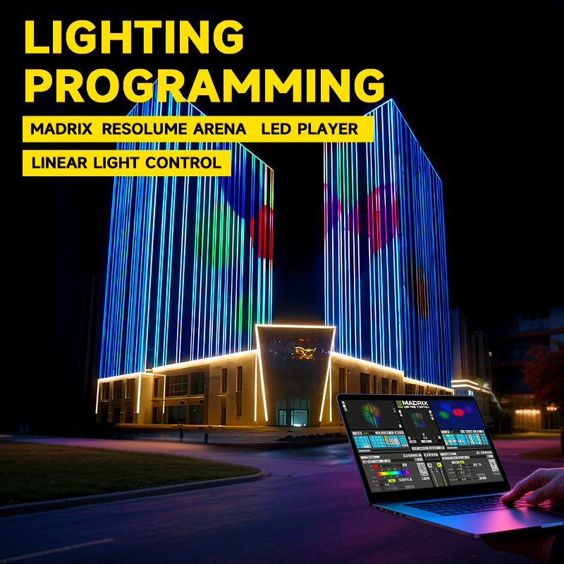 Outdoor Led Wall Linear Light Building Lighting Landscape IP65 Waterproof Dmx Rgb Exterior Neon Pixel Tube Strip
