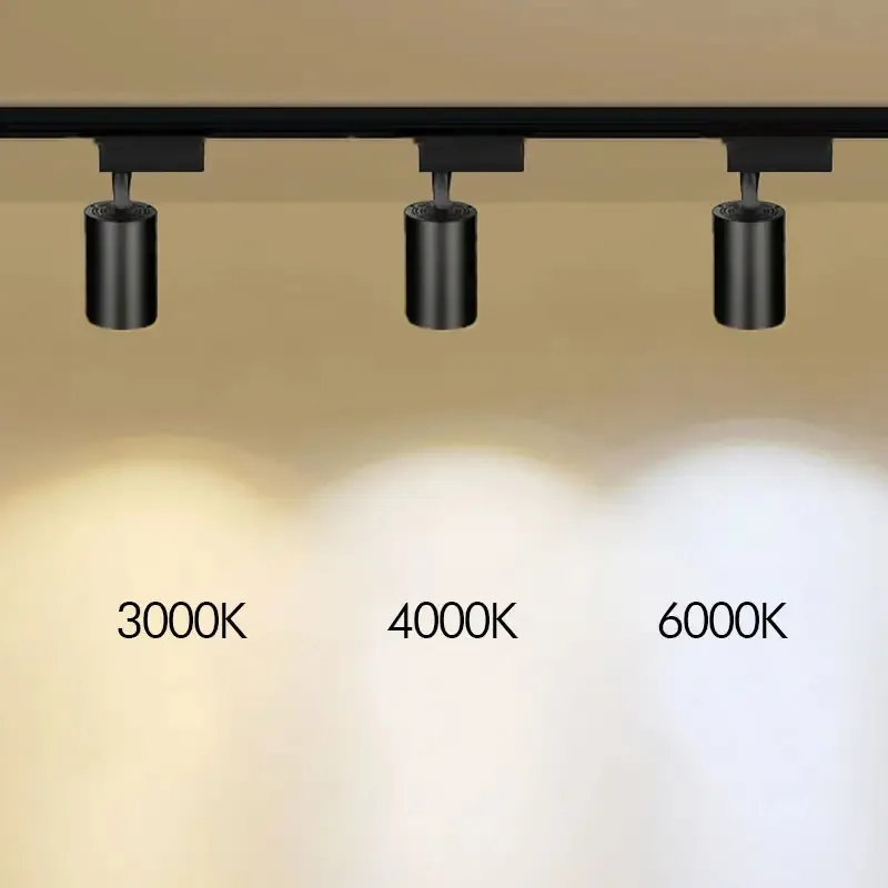 Magnetic Track Light Recessed Track Linear Light LED Ceiling Spotlights Indoor LED Track Lighting