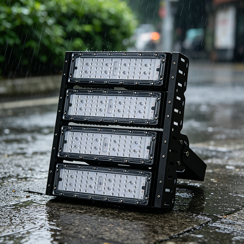Outdoor Modular LED Flood Lamp 100W 250W 400WDie-cast Aluminum LED Tunnel Light for Highway Construction Workshop Yard Lighting