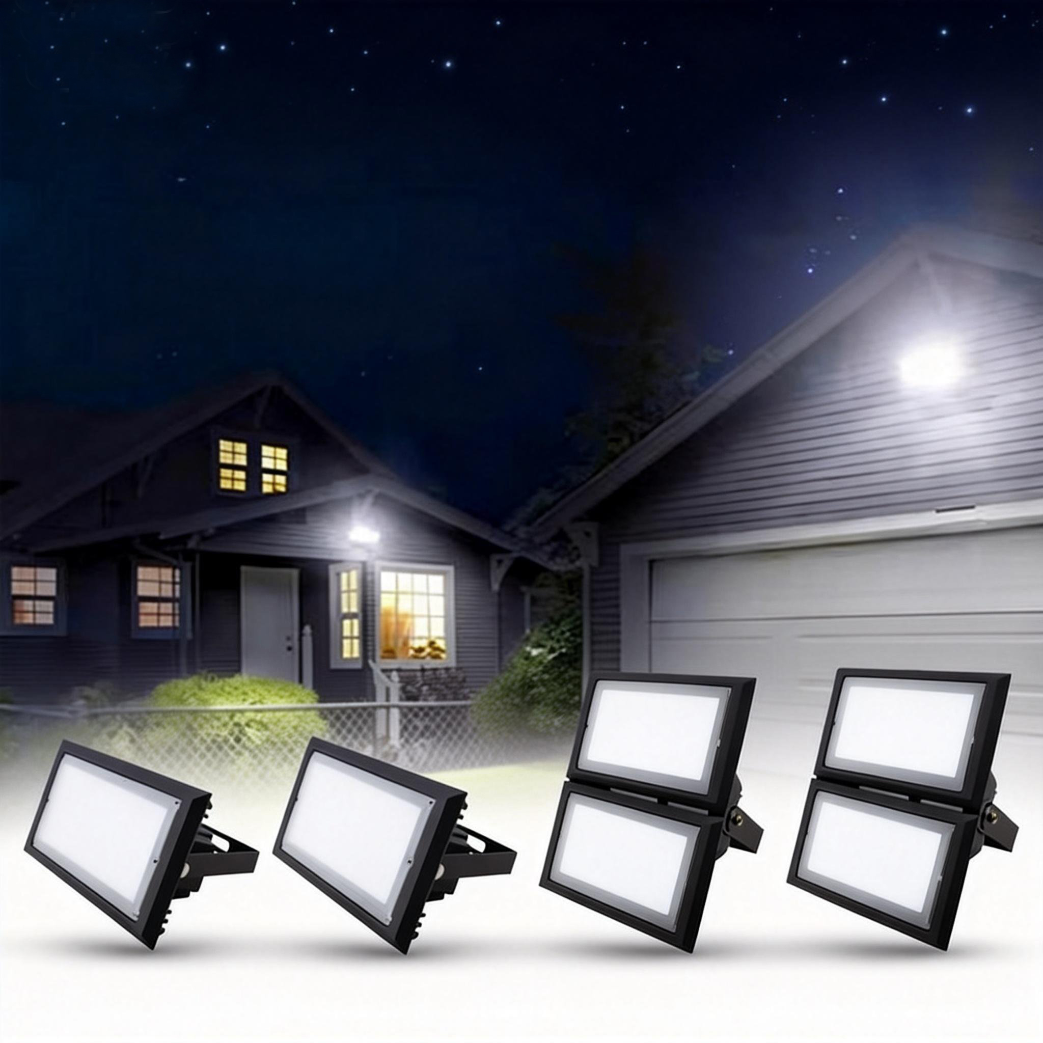 High Brightness IP65 Waterproof Aluminum LED Flood Light 3-Year Warranty Adjustable Beam Angle Lightweight for Outdoor Lighting