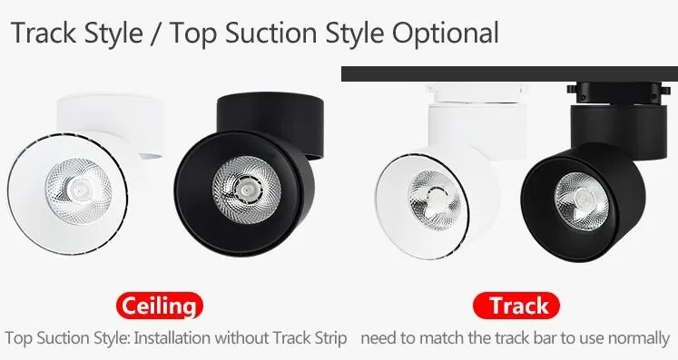 COB Track Light Structure