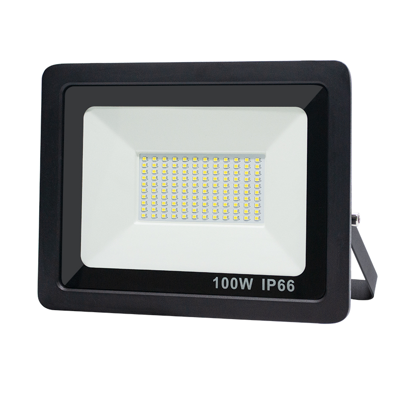 100W Waterproof IP66 100W LED Flood Light Projector Aluminum Housing SMD Chip Outdoor Garden Lighting Fast Delivery Floodlight