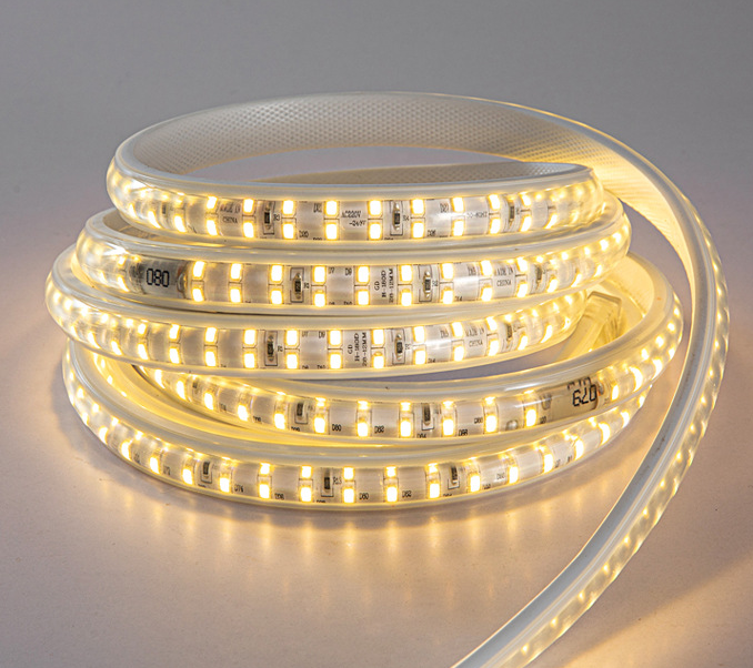 50meters 100Meters Roll High Bright SMD5730 Led Strip Light Waterproof 110V Strip Light 120v 220V Smart Flexible Light