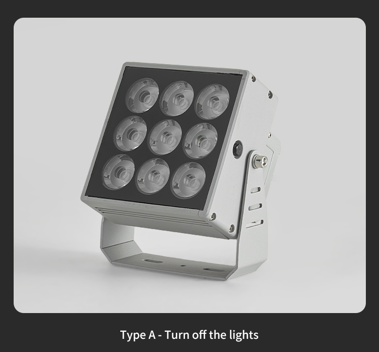 Outdoor Waterproof IP67 Aluminum LED Flood Lights 12W 24W 40W Square White Spotlights for Garden Landscape Premium Flood Lights