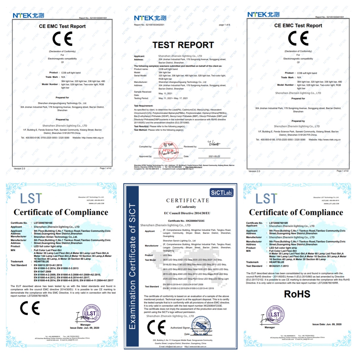 Certifications