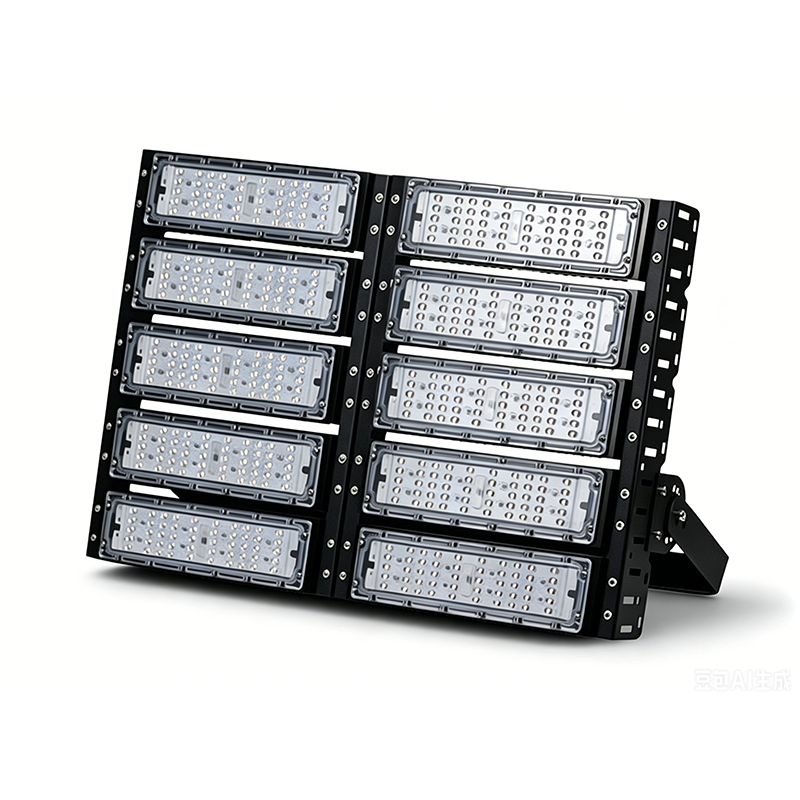 Outdoor Modular LED Flood Lamp 100W 250W 400WDie-cast Aluminum LED Tunnel Light for Highway Construction Workshop Yard Lighting