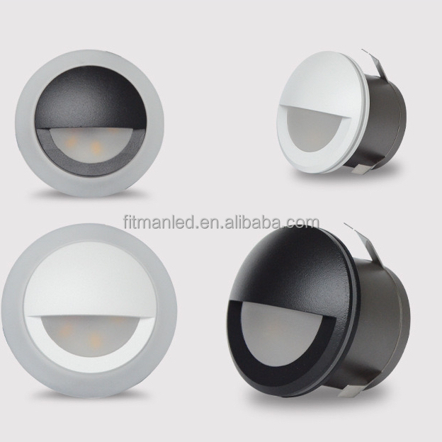 New Design Mini Small Outdoor Recessed Stair Lighting Foot Led Step Light Wall Recessed Stair Lighting
