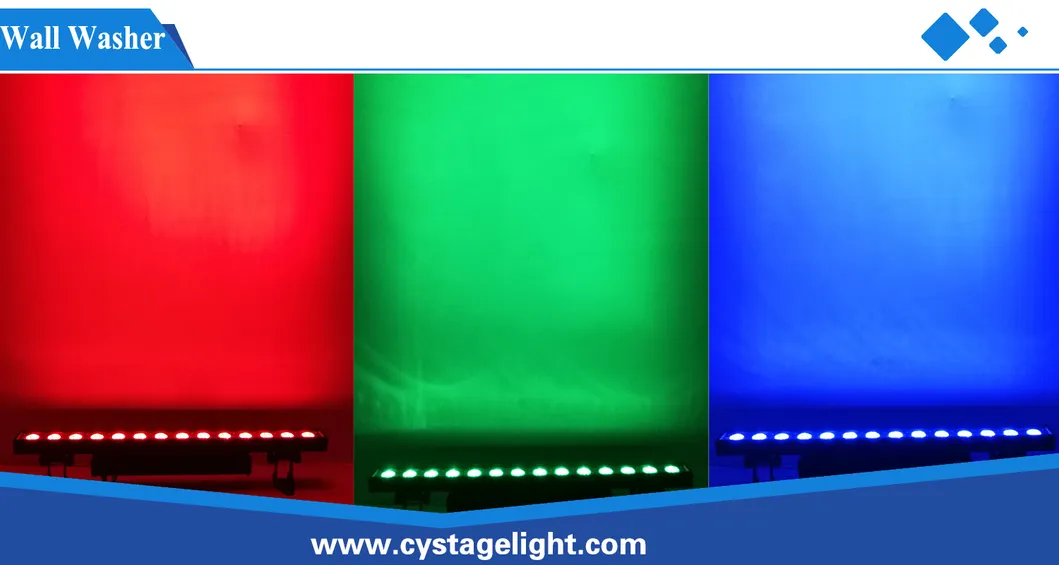 64PCS RGB LED Bar Light Indoor Wall Washer