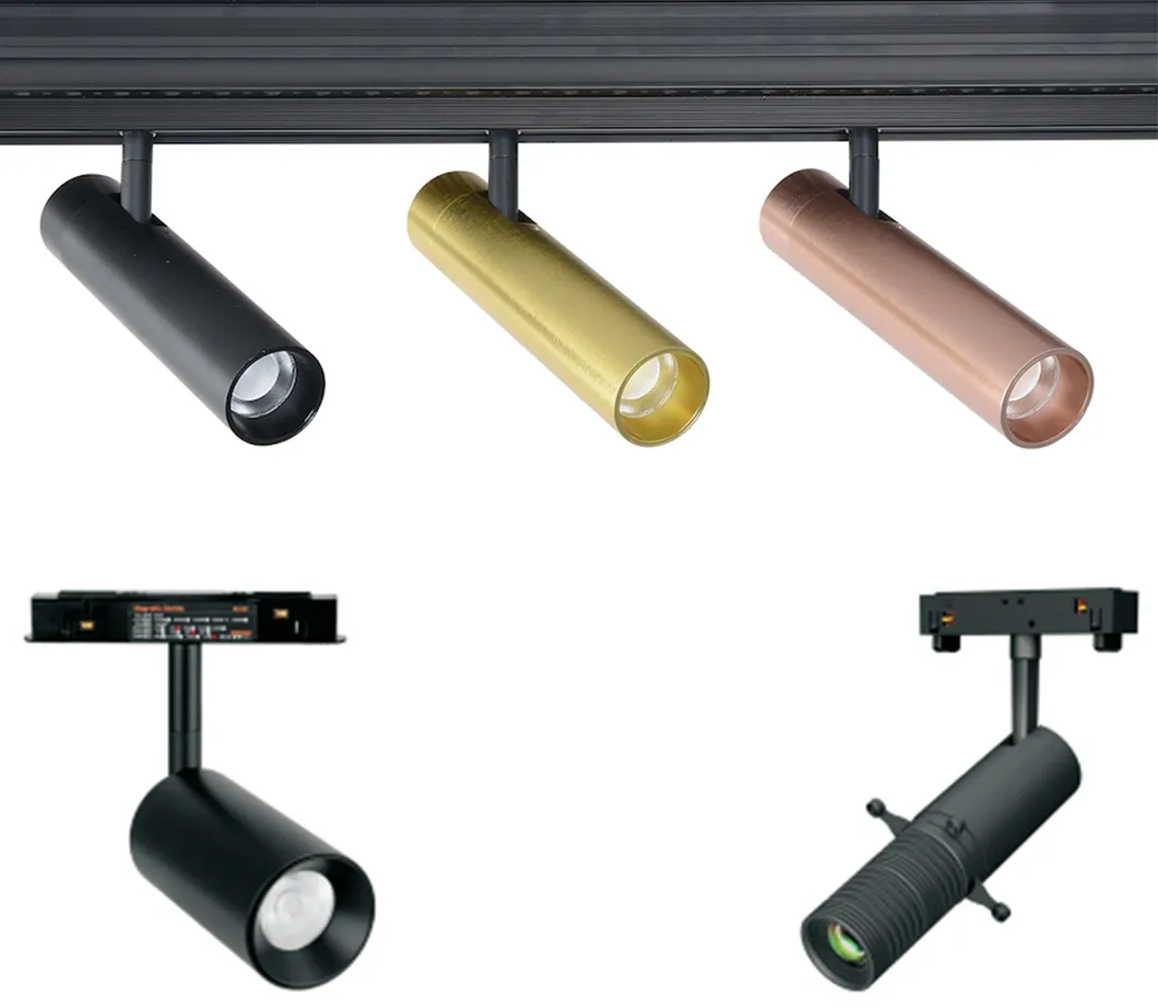 Hot Sale Modern Show Room Lights Design LED Spotlight Magnetic Track Lighting