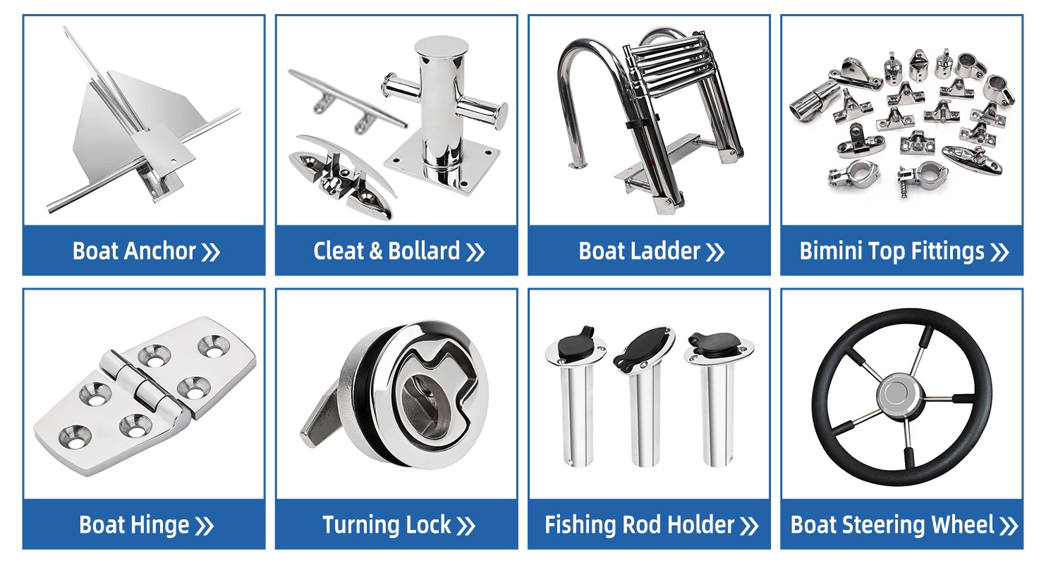 Marine Hardware Categories