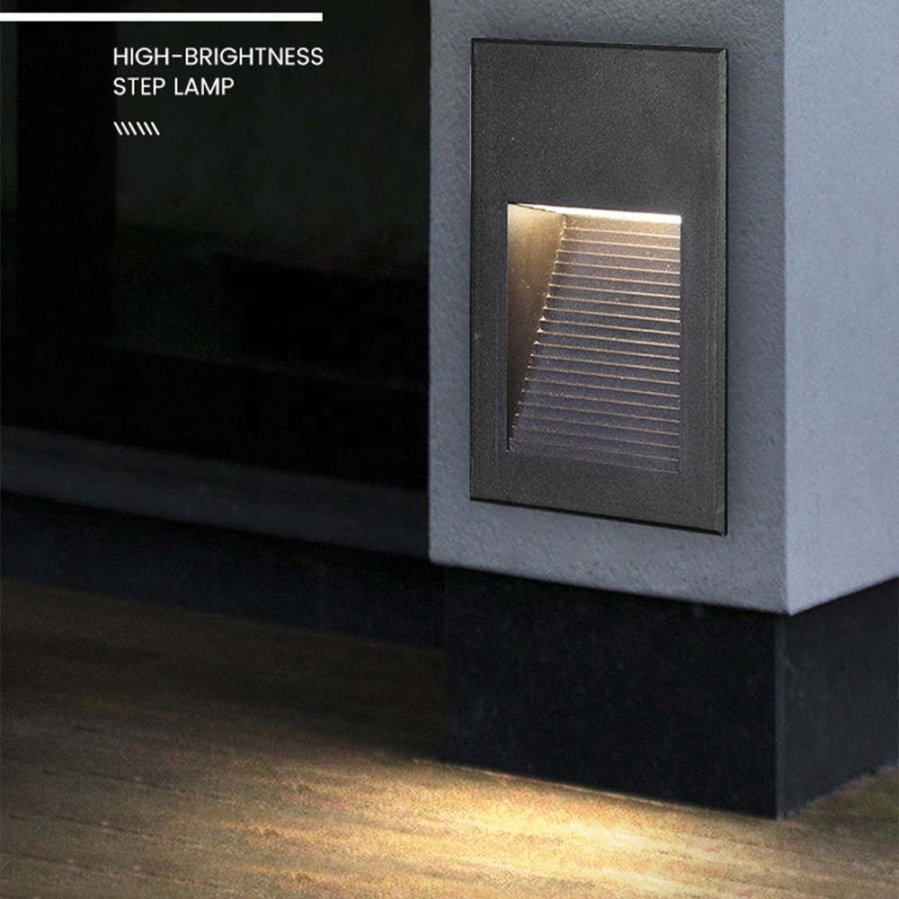 Modern Aluminum Waterproof Outdoor Wall Stair Light Corridor Hotel Family Led Stair Step Light