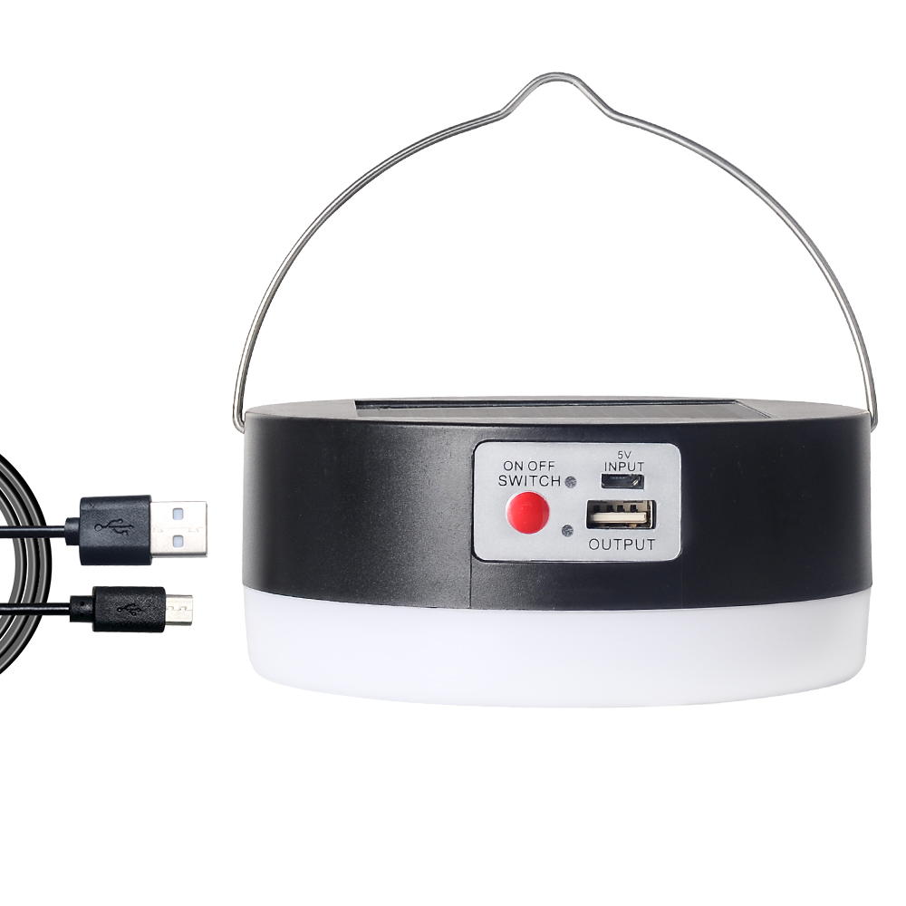 NEW Waterproof Outdoor Solar Camping Light Bulb Lantern Solar Powered Battery USB Rechargeable Portable Handheld Emergency Light